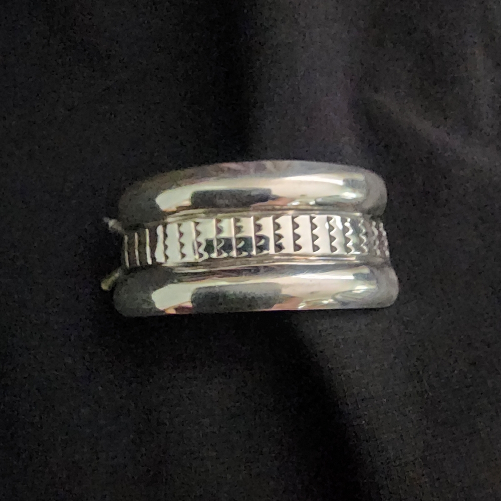 Sterling Silver Barrette, ponytail clip